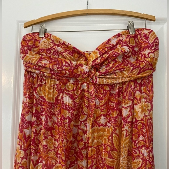 NWT Anthropologie Harem Strapless Woman’s Jumpsuit Size Large💕 - Picture 4 of 7